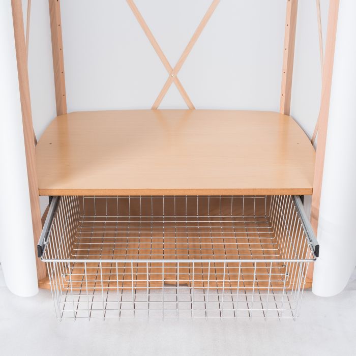 Drahtkorb ausziehbar Folien-Schrank